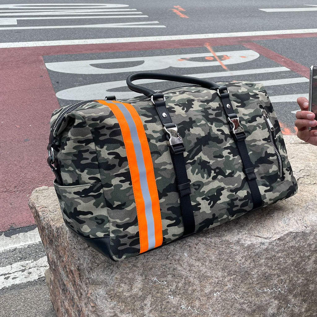 Blue Camo Duffle Bag (New Weekender Design)